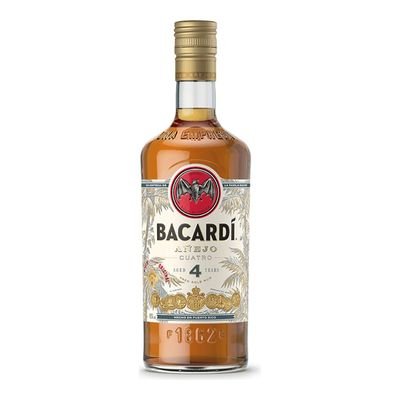 Bacardi Añejo Cuatro 4 Years Gold, 750 ml