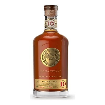 Bacardi Gran Reserva Diez 10 Years Gold, 750 ml